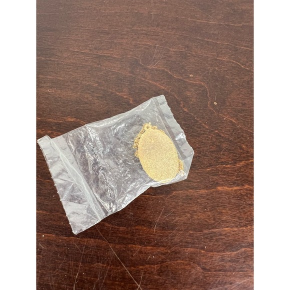 New in bag Gold Pendent base necklace Jewlery making - Picture 3 of 3